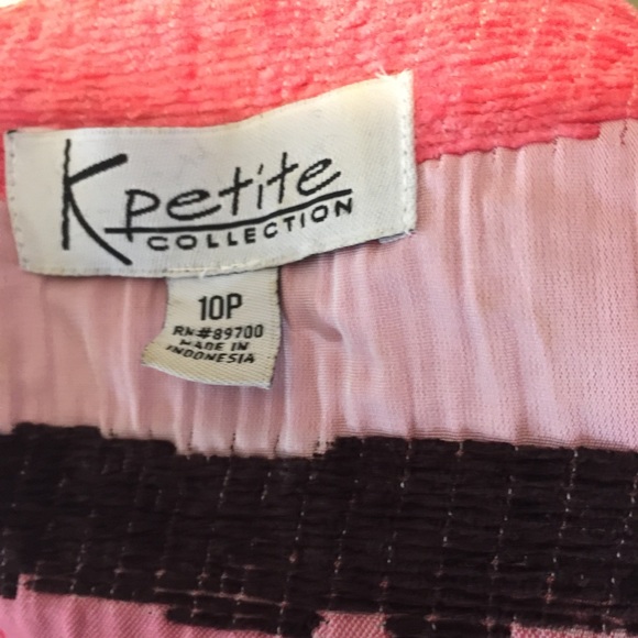 K Petite Collection Pink/Brown Jacket10P - Picture 5 of 7